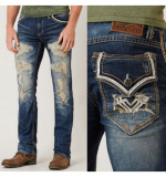 04 EMBROIDERY PREMIUM MANS JEANS made in korea 
